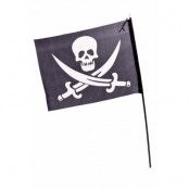 Piratflagga, tyg 46x30 cm
