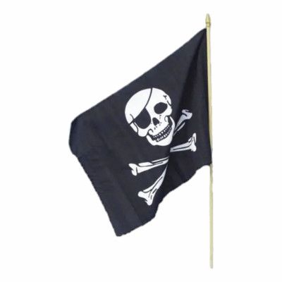 Piratflagga på Pinne