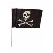 Piratflagga på pinne