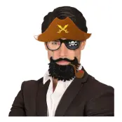 Piratglasögon med Skägg - One size