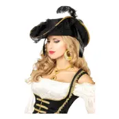 Pirathatt Deluxe Svart - One size