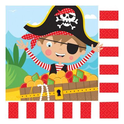 Piratkalas Servetter - 16-pack