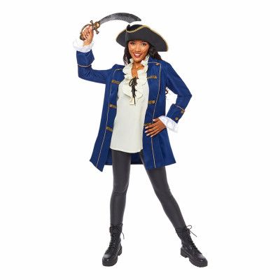 Piratkappa Blå - Medium