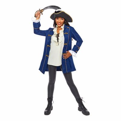 Piratkappa Blå - Medium/Large