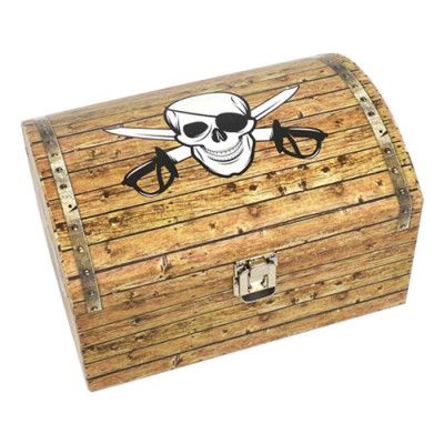 Piratkista med Metallås