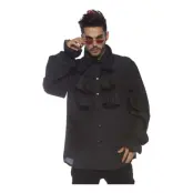 Piratskjorta Herr Svart - Large