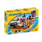 Playmobil 1.2.3 Piratskepp 9118
