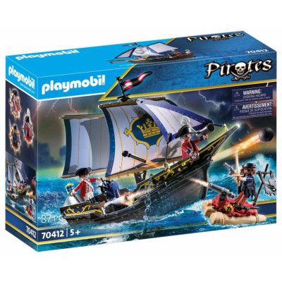 Playmobil Pirates Skepp med rödrockar 70412