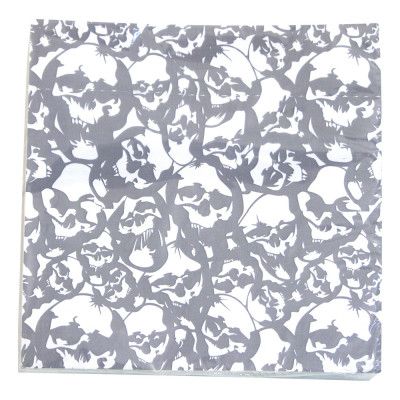 Servetter Döskallar Vit - 20-pack