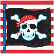 Servetter pirat 16-pack