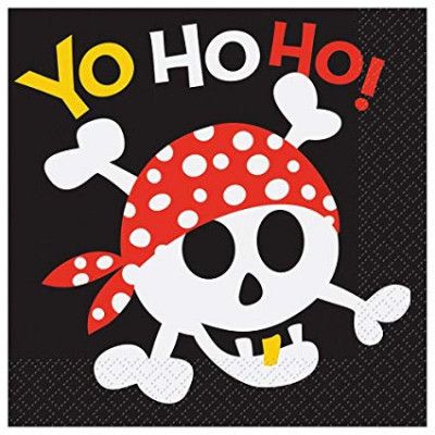 Servetter Pirat 16-pack