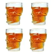 Shotglas Dödskallar - 4-pack