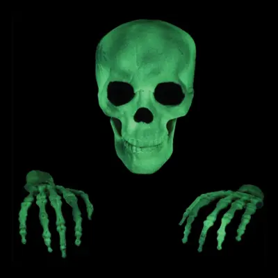 Självlysande Döskalle Prop