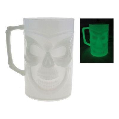 Självlysande Döskallemugg