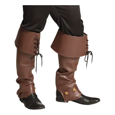 Skoöverdrag Pirat Brun - One size