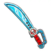 Skumgummivapen Piratdolk