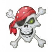 Smiling Pirate Skull - 52 cm Dekoration