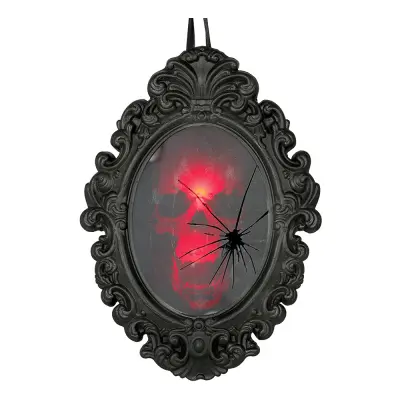 Spegel med Döskalle och Ljud