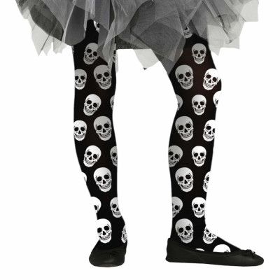 Strumpbyxor med Dödskallar för Barn - One size (barnstorlek)