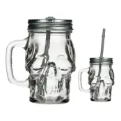 Sugrörsglas Döskalle