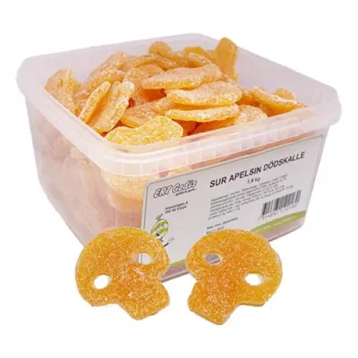 Sur Apelsin Döskalle Lösvikt i Burk - 1.8 kg