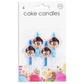 Tårtljus pirat 4-pack