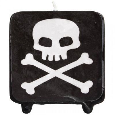 Tårtljus pirat döskalle