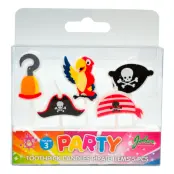 Tårtljus Pirater - 5-pack