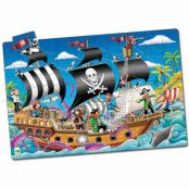The Learning Journey - Puzzle Doubles - Pirate Ship Glow in The Dark