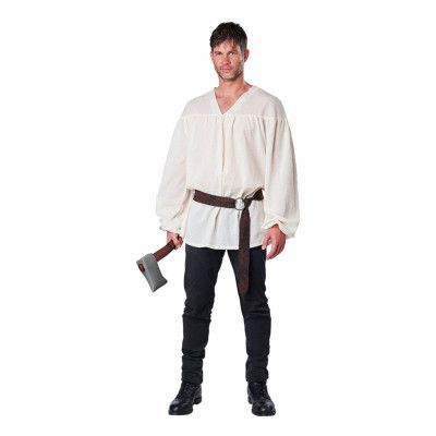 Vit Pirat/Renässans Skjorta - Large/X-Large