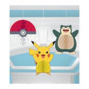 3-Delars Honeycomb Dekorationsset - Pokémon