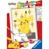 CreArt Pokemon Pikachu Måla efter nummer