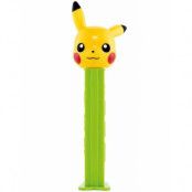 Grön Pikachu Pez-hållaren med 2 st Pez-paket!