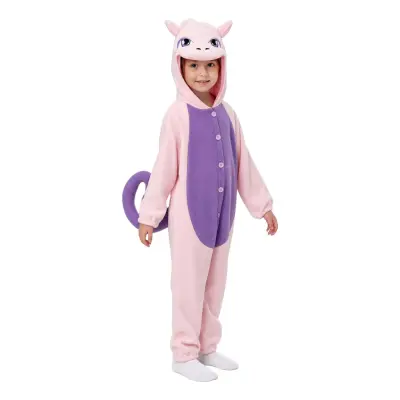Lila Katt Barn Maskeraddräkt - Medium
