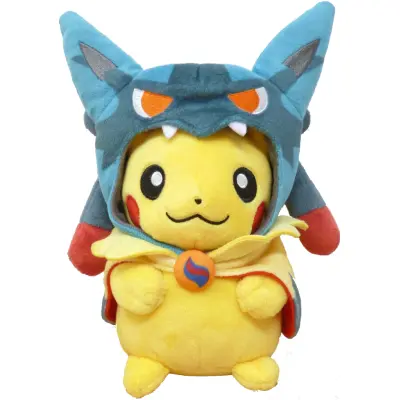 Mega Lucario Pikachu Poncho
