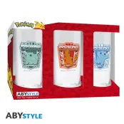 Pokemon 3 glass set