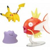 Pokemon 3 Pack Magikarp, Ditto & Pikachu