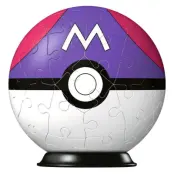 Pokemon 3D Puzzle Pokeballs: Master Ball (55 pieces)