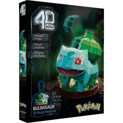Pokemon 4D Build Pussel Bulbasaur - Pokemon -  Leksaksaffären