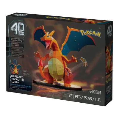 Pokemon 4D Build Pussel Charizard 39.6cm - Pokemon -  Leksaksaffären