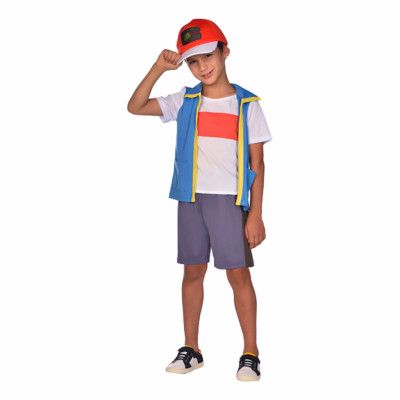 Pokémon Ash Barn Maskeraddräkt - Medium