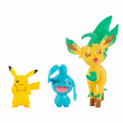 Pokemon Battle 3 Pack Pikachu Wynaut & Leafon