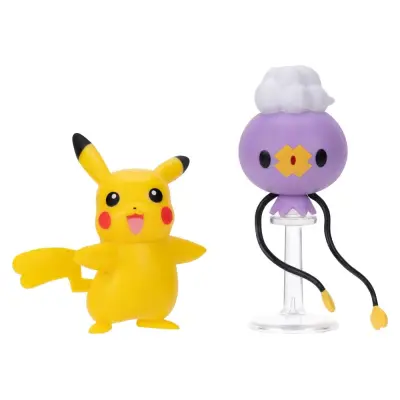 Pokemon Battle Figure 2-Pack Drifloon & Pikachu
