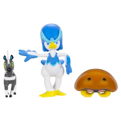 Pokemon Battle Figure 3-Pack Blitzle, Kabuto & Quaxwell
