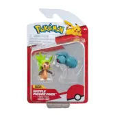 Pokemon Battle Figure Pack Chespin + Beldum - Pokemon -  Leksaksaffären