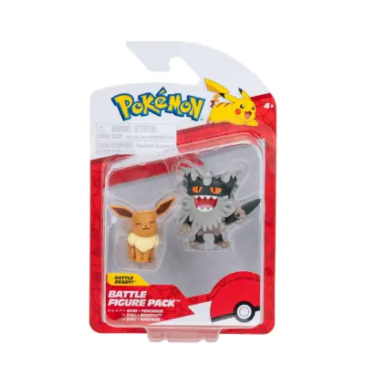 Pokemon Battle Figure Pack Eevee + Perrserker - Pokemon -  Leksaksaffären