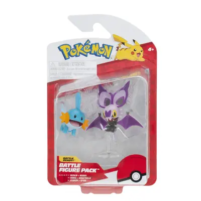 Pokemon Battle Figure Pack Mudkip + Noibat - Pokemon -  Leksaksaffären