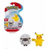 Pokemon Battle Figure Pack Pikachu & Wooloo