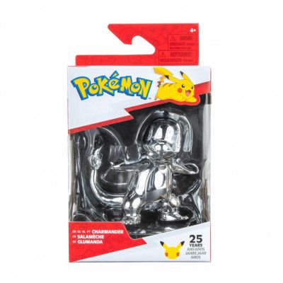 Pokemon Battle Figure Select Silver Charmander - Pokemon -  Leksaksaffären