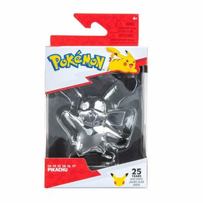 Pokemon Battle Figure Select Silver Pikachu